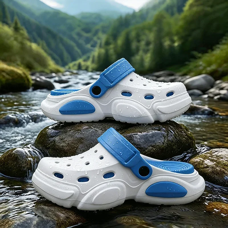 2026 Sommer Herren-Slipper Outdoor-Sandalen Strand Bequeme EVA Weiche Slides Clogs Lässige Gartenschuhe Herren Indoor-Hausschuhe – Detail 14