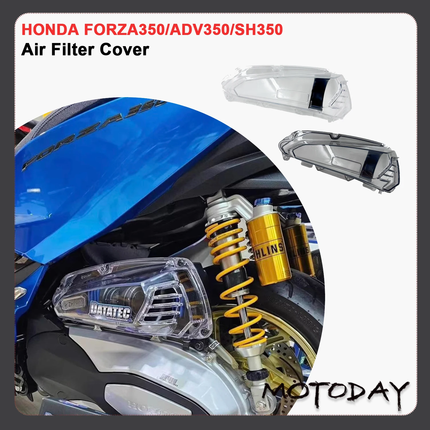 

For HONDA FORZA350 NSS350 ADV350 Motorcycle ABS Air Filter Cover Element Replacement Housing Cap Motorcycle Accessories