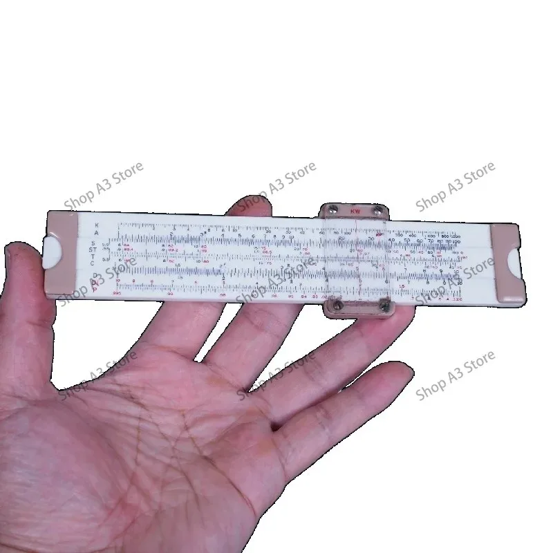 second-hand goods Nostalgic old objects, old logarithmic slide rules, old objects, folk ornaments, calculators 17.5*4.5cm