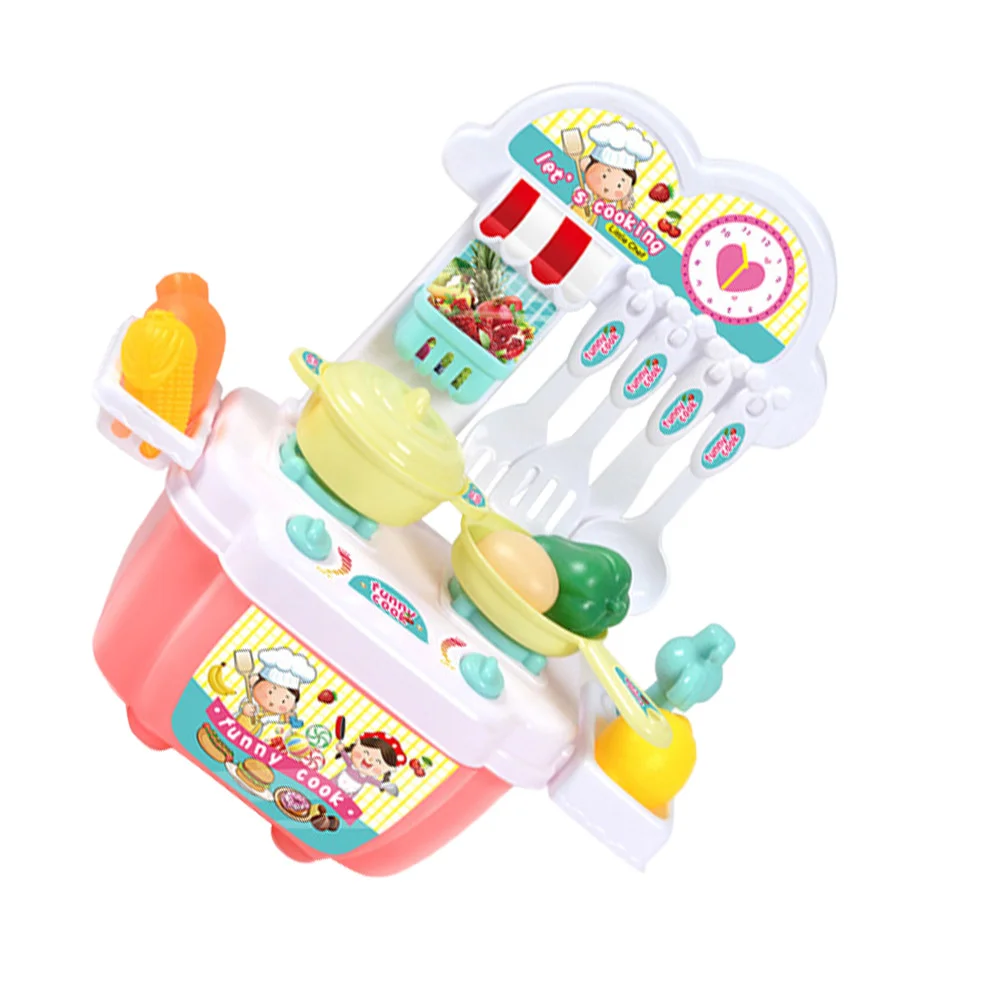 Toys for Girls Simulation Kitchen Utensil Play House Tableware Utensils Cooking