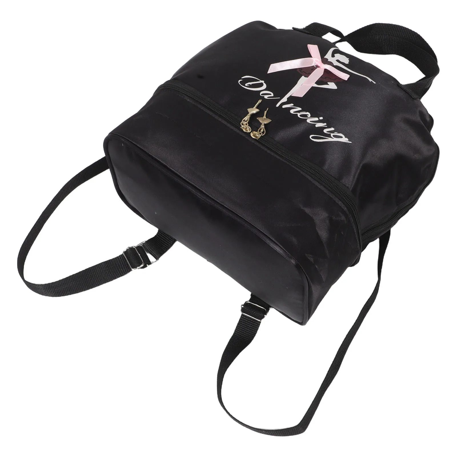 

Toddler Ballet Dance Backpack Girls Dance Bag with Zipper Lightweight Ballet Latin Gymnastics Classes Children's School Bookbag
