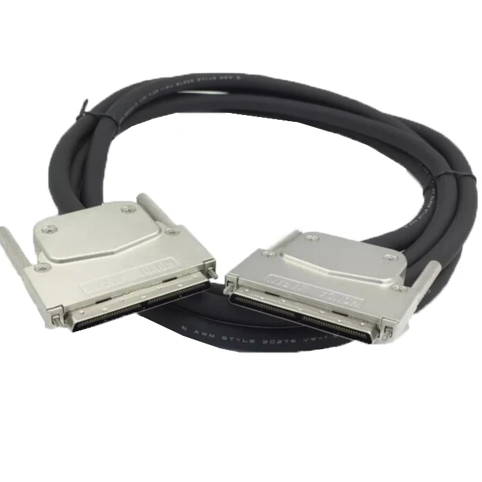 High Quality SCSI VHDCI100 Male to VHDCI100 Male Connector Cable 100pin Male to Male Data Cable VHDVI 100 pin