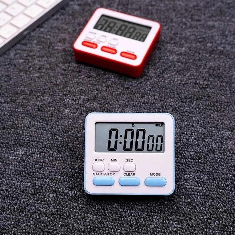 Digital Display Cooking Alarm Clock Kitchen Timer Sleep Stopwatch Clock House Countdown Kids Student Learning Time Manager