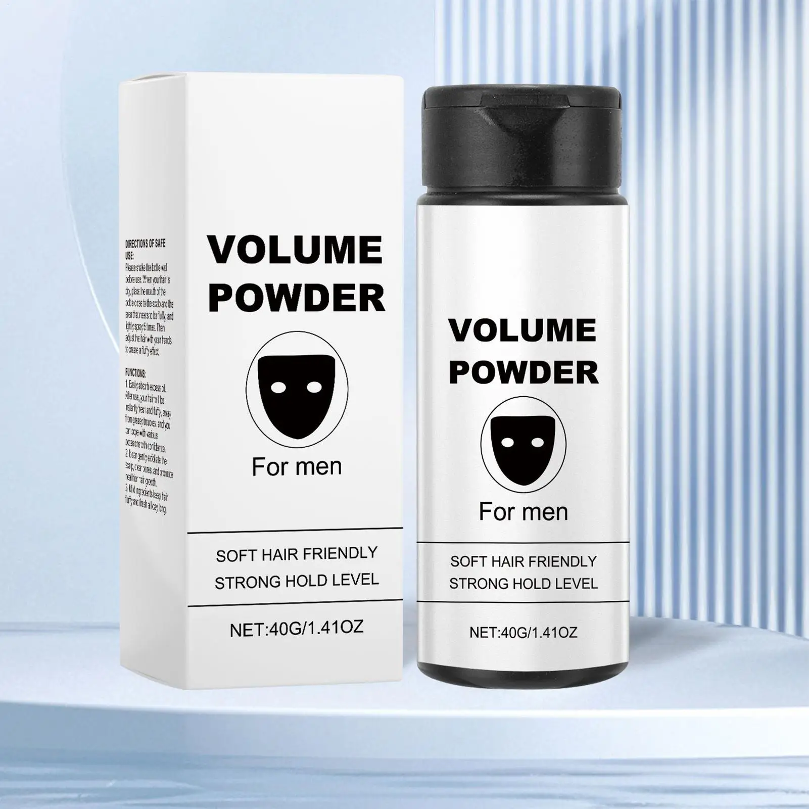 Men Hair Texture Powder Easy to Apply Volumizing Styling Powder for Natural Look Portable Hairstyle Volume Gentle Grooming Tool