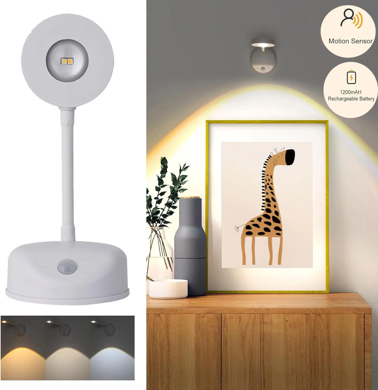 Night Lamp With Mot…