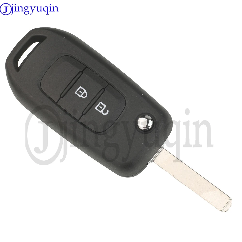 Jingyuqin 433MHz Modified Flip Car Remote Key For Renault Logan Master Twingo Clio Kangoo Modus Trafic Dacia Nissan ID46 4A Chip