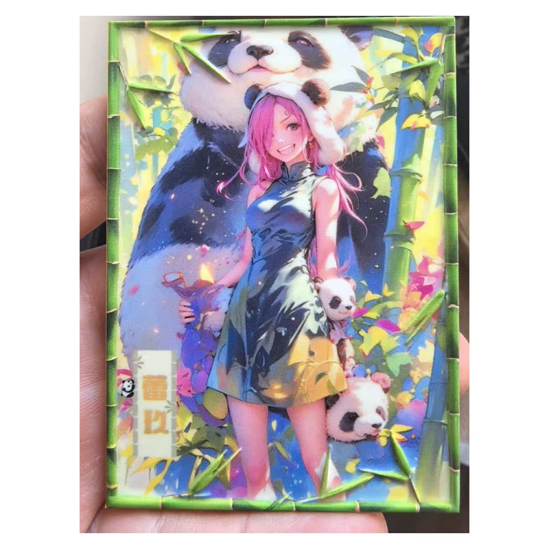 Tarjetas de Metal de una pieza de Anime Hancock Uta Nami Robin Yamato Vivi Perona, tarjetas de colección, regalos de Navidad y cumpleaños, juguetes para niños