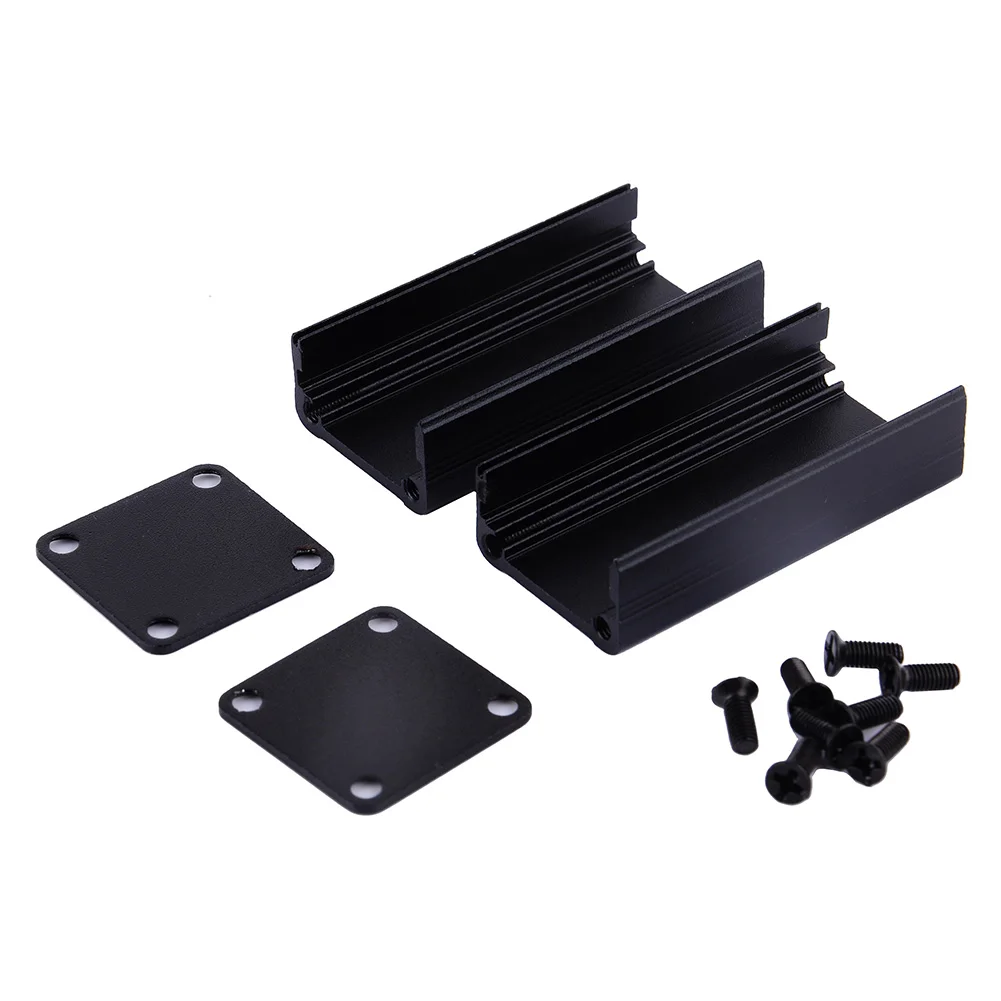 Aluminium Pcb Instrumentbox Behuizing Elektronische Koelbehuizing Diy 50X25X25Mm