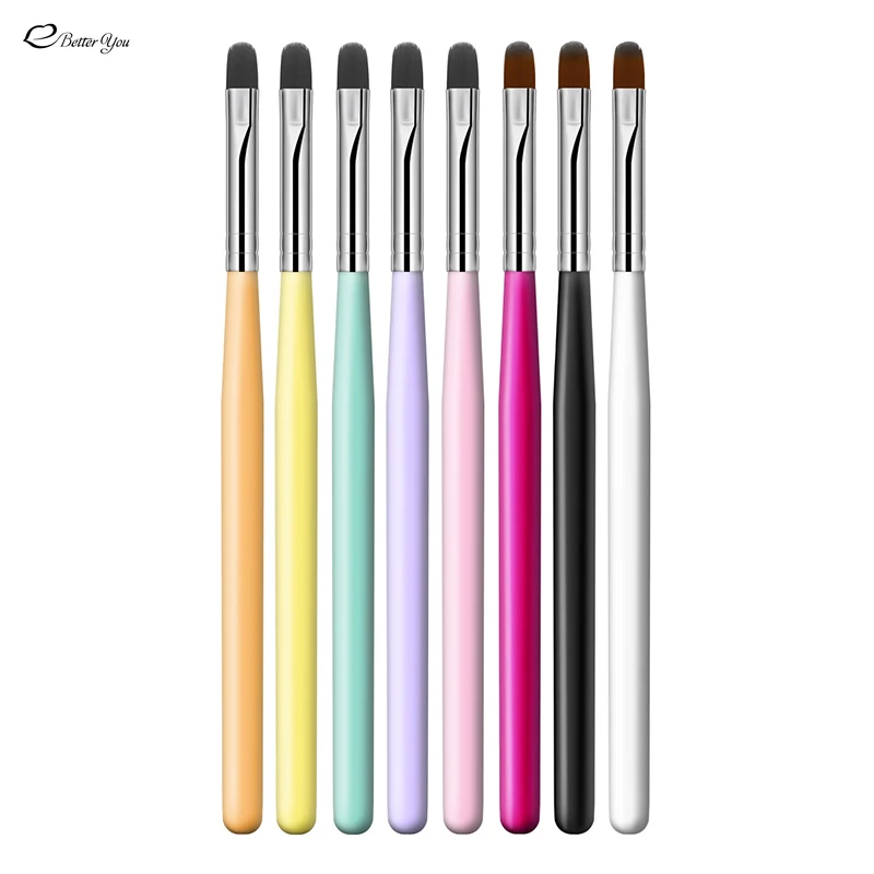 

1PC Nails Art Brush Pattern Phototherapy Acrylic UV Gel Extension Builder Coating Painting Pen DIY Manicure Accessories Tool