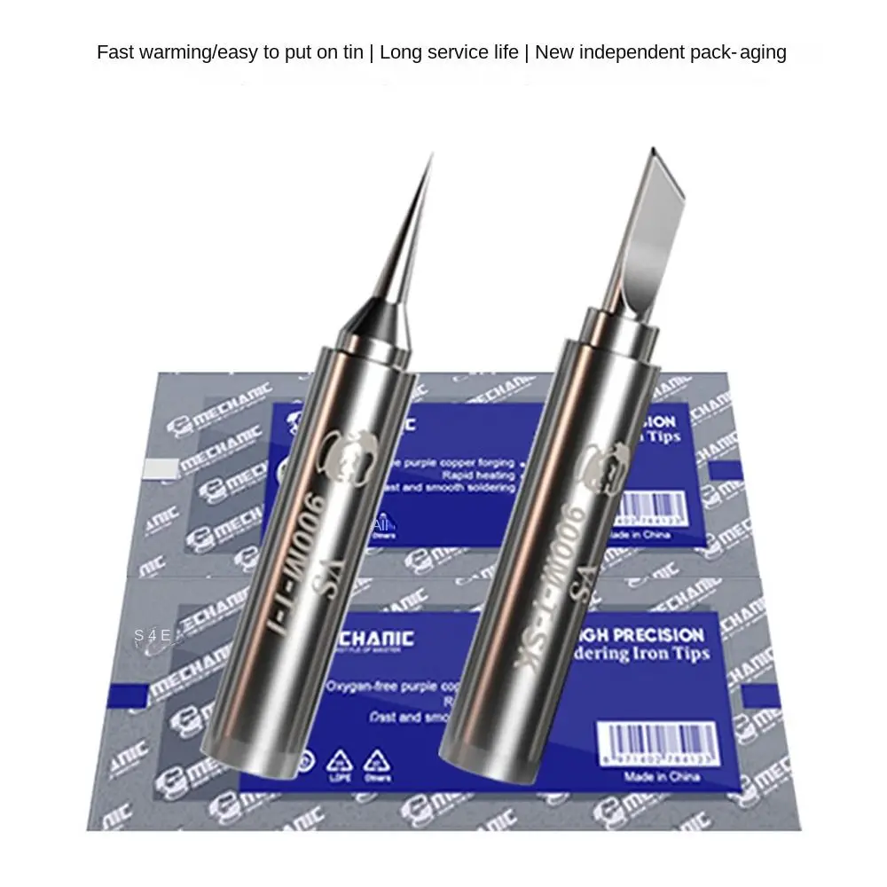 Universal Oxygen-free Copper 936 900M Welding Tips Lead Free Durable Solder Head Searing Iron Tips 936 937 Soldering Stations