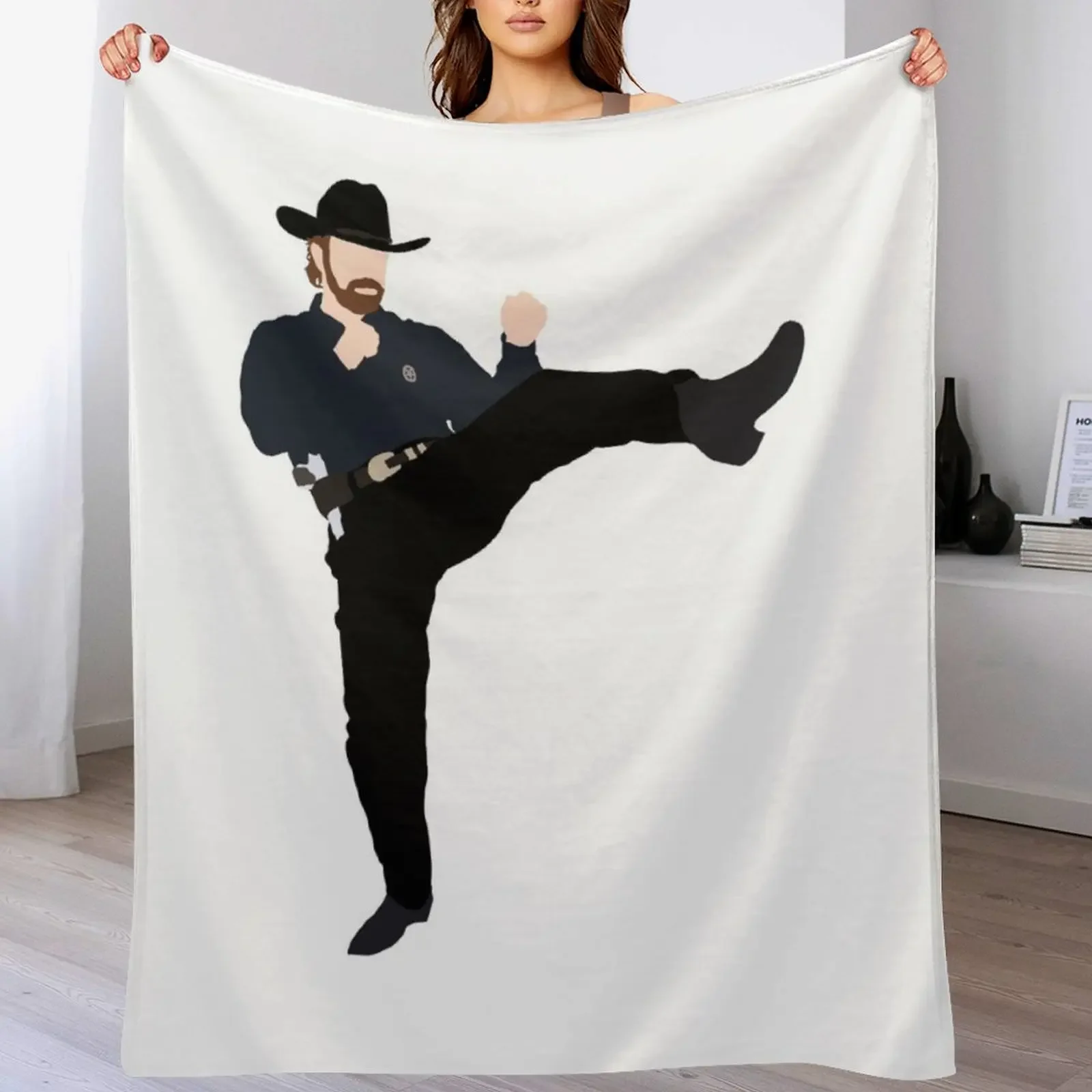 

Walker Texas Ranger Throw Blanket Cozy Warm Blanket for Bed Room Decor