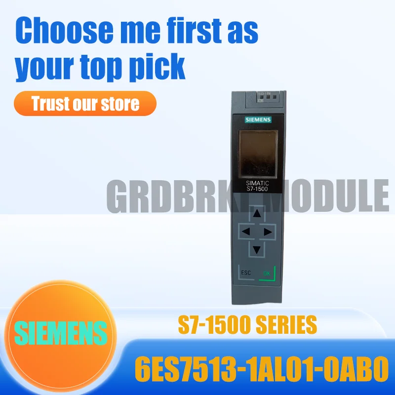 

New Original SIEMENS 6ES7513-1AL01-0AB0 S7-1500 CPU 1513-1 PN Programmable Controller
