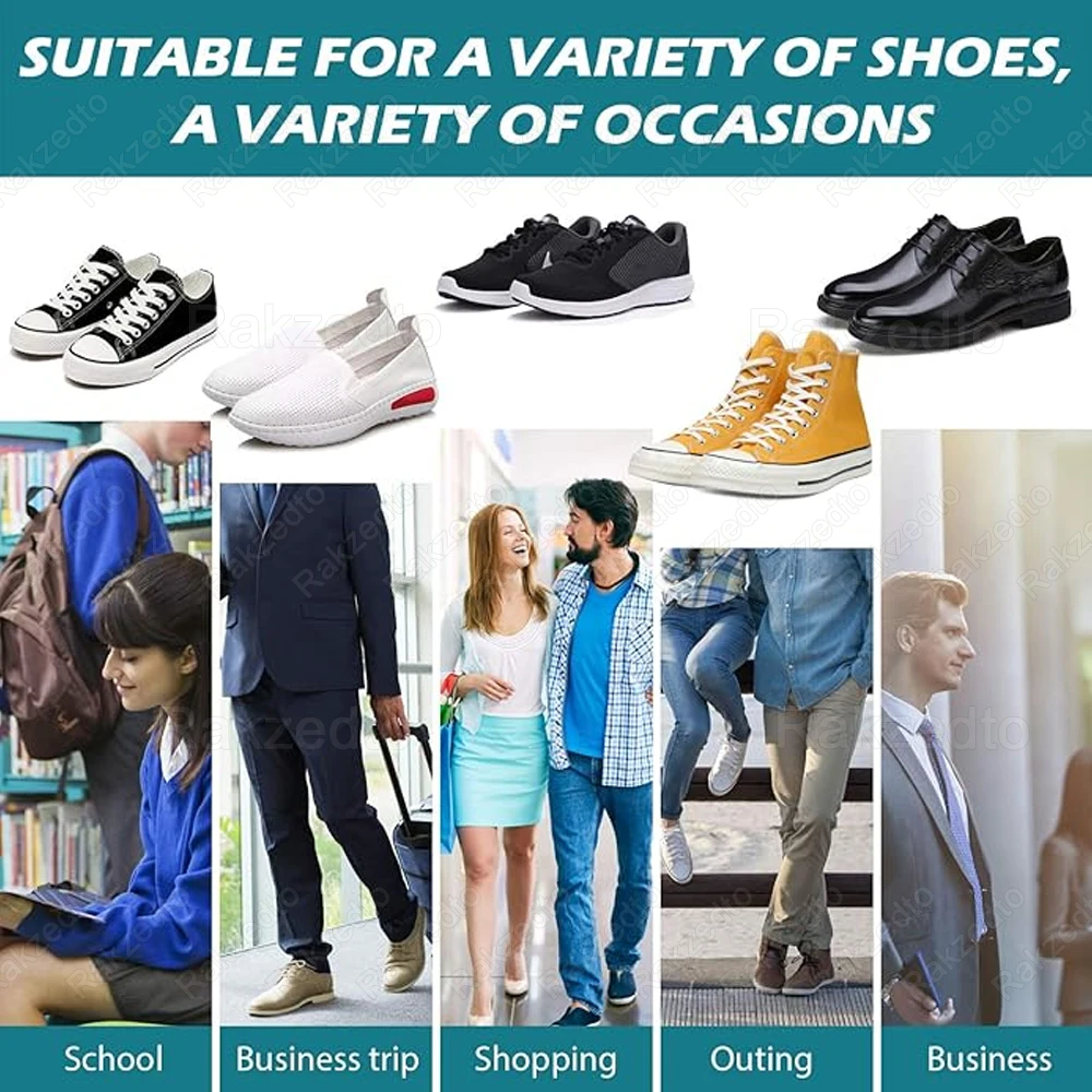 Height Increase Insoles with Air Cushion Shock Absorption Heel Lift Inserts for Man Woman Elevator Shoes Lift Pads Hidden Inside