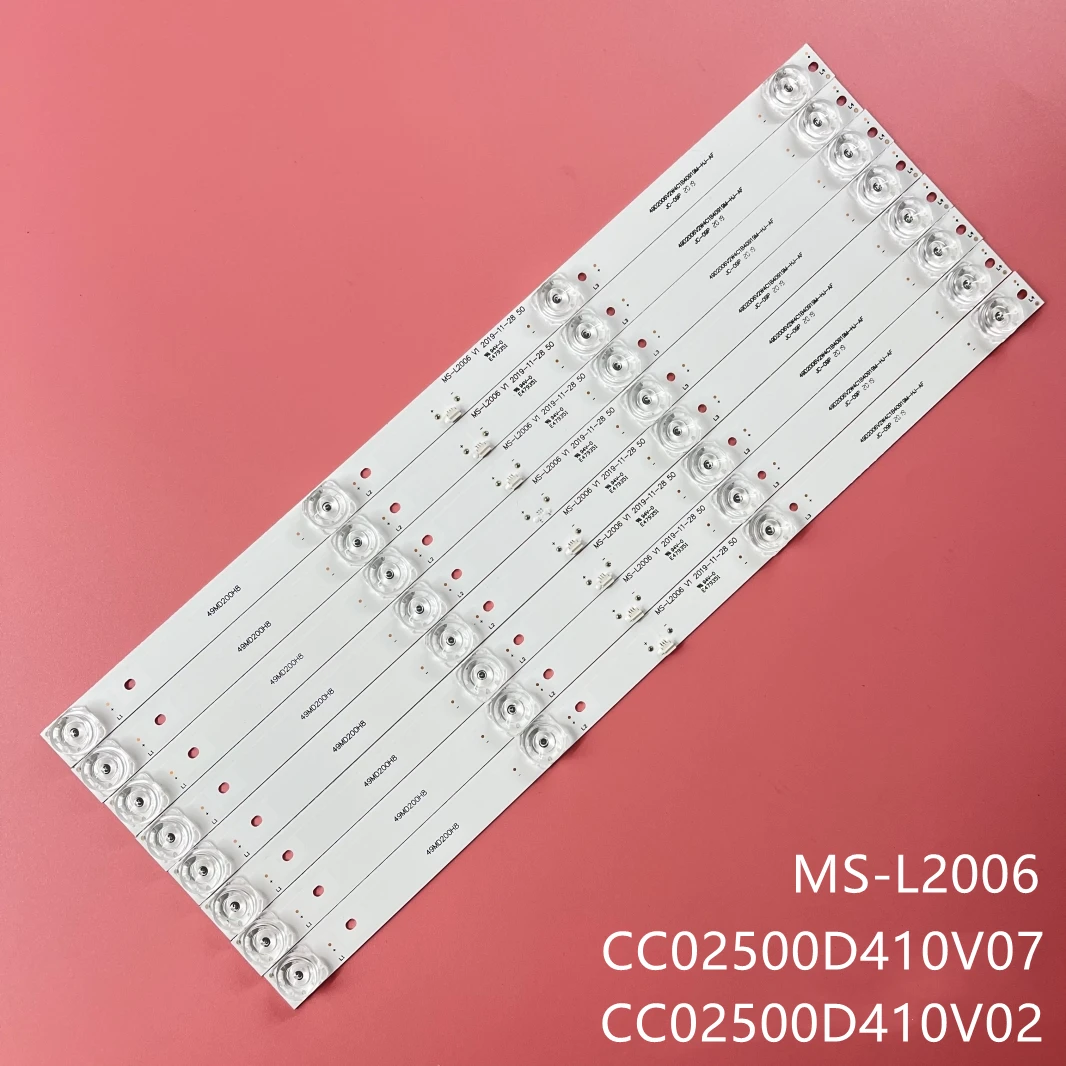 LED Backlight bar For DEXP U50E9000Q TI5011DLEDDS SW-LED50U3011BS2S 50UDY151X MS-L2006 CC02500D410V02 CC02500D410V07 50E20 8X4