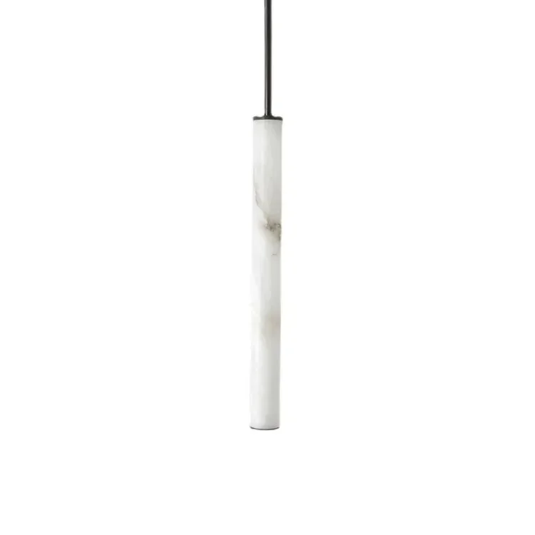 Light Luxury Marble Pendant Light, Modern Minimalist Living Room, Dining Room, Bedroom, Bedside Lamp, Duplex Long Pendant Light