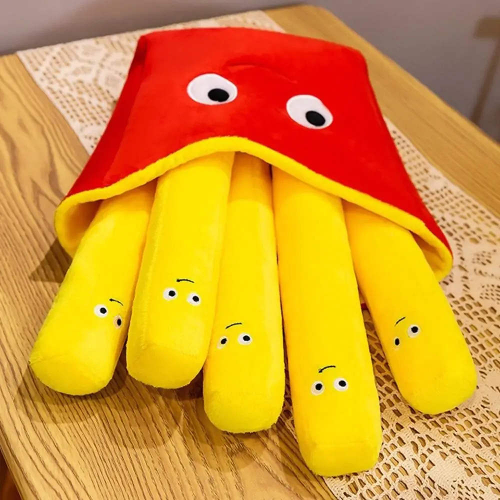 

Creative 30/40cm Fries Soft Simulation Detachable Gift Body Pillow Photography Props