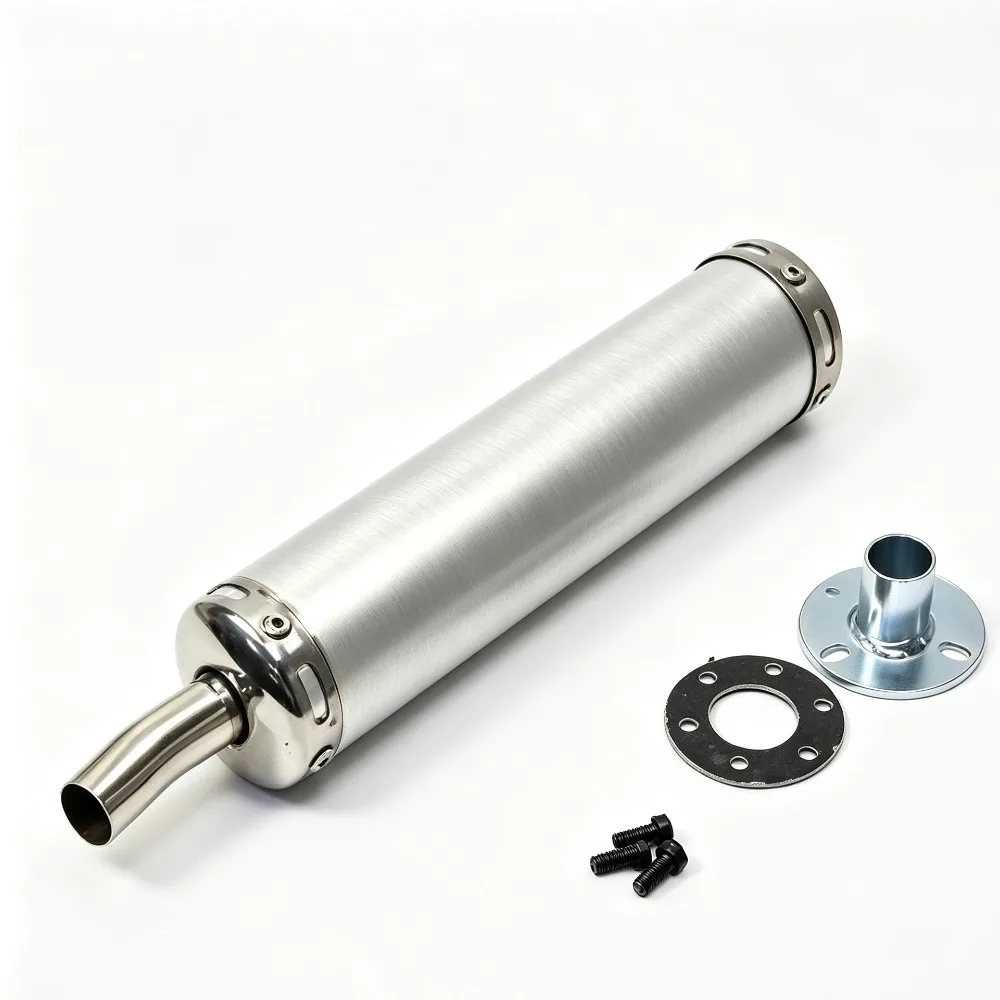 For Honda Suzuki KawasakiMotorcycle 2 Stroke Exhaust Muffler Replacement50-250cc NSR250 VFR400 RGV250 TZR250 Rs125 I Ncluded view 2