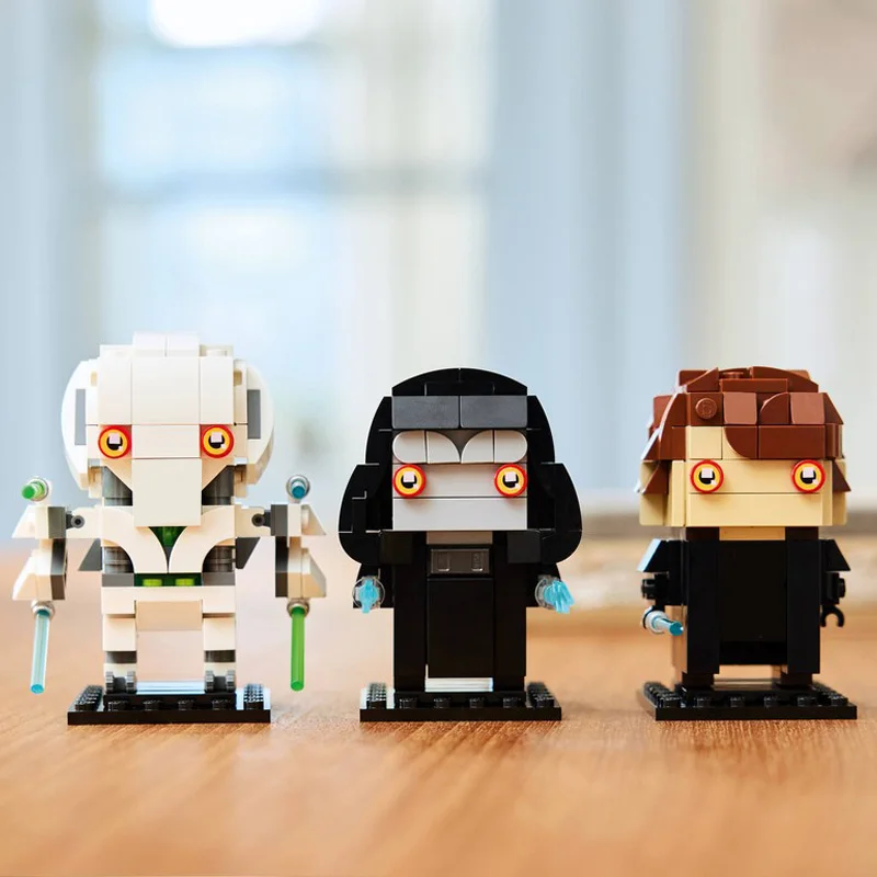 656 PCS MOC Famous Movie Characters Brickheadz Model Building Block Set DIY Assembly Bricks Display Toy For Kids Christmas Gifts