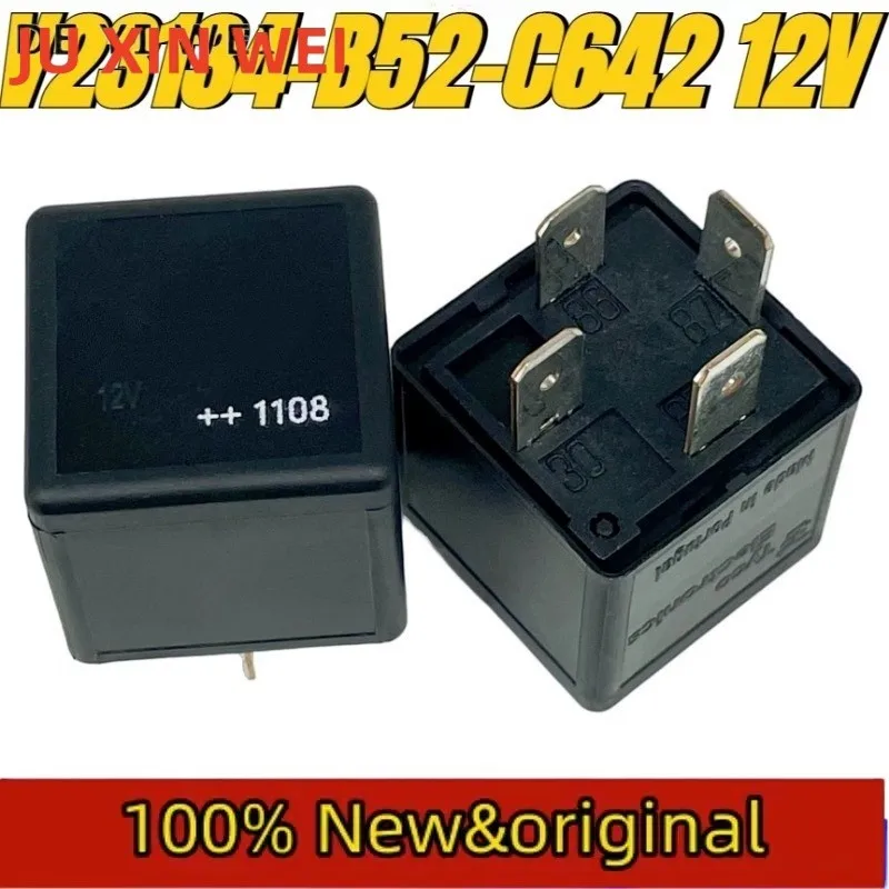 （Brand New Original）1pcs/lot 100% original genuine relay:V23134-B52-C642 12V 4pins Automotive air conditioning fan relay