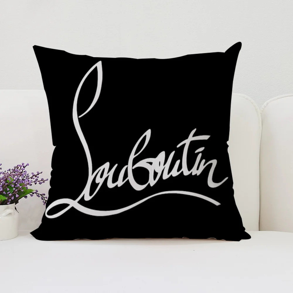 Decorative Pillowcases C-Christian L-Louboutin Cushion Cover 50x50 Pillow Cover 45x45 Cushions Covers Covers for Bed Pillows