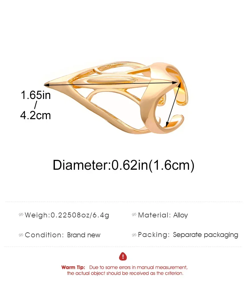 1 قطعة خاتم خمر قابل للتعديل غير النظامية الشرير حلقة مفتوحة هالوين هدية عيد ميلاد 2024 اليومية حفلة الهيب هوب مجوهرات اكسسوارات
