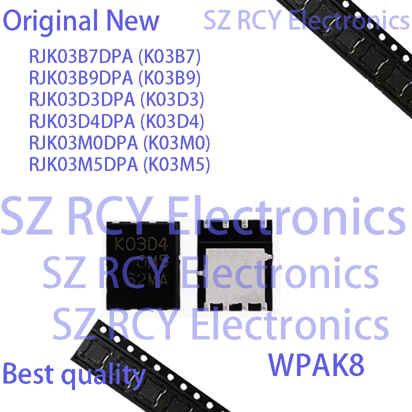 (5-20 PCS)NEW RJK03B7DPA K03B7 RJK03B9DPA K03B9 RJK03D3DPA K03D3 RJK03D4DPA K03D4 RJK03M0DPA K03M0 RJK03M5DPA K03M5 MOSFET IC