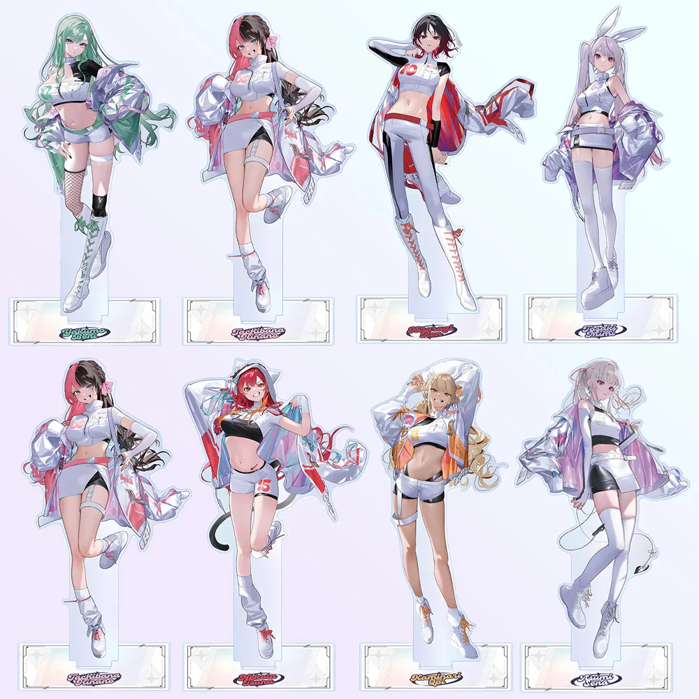 VTuber VSPO SHOWDOWN Series TOSAKI MIMI KISARAGI REN KAGA SUMIRE KAMINARI QPI YAKUMO BENI Anime juguete acrílico soporte escritorio ornamento