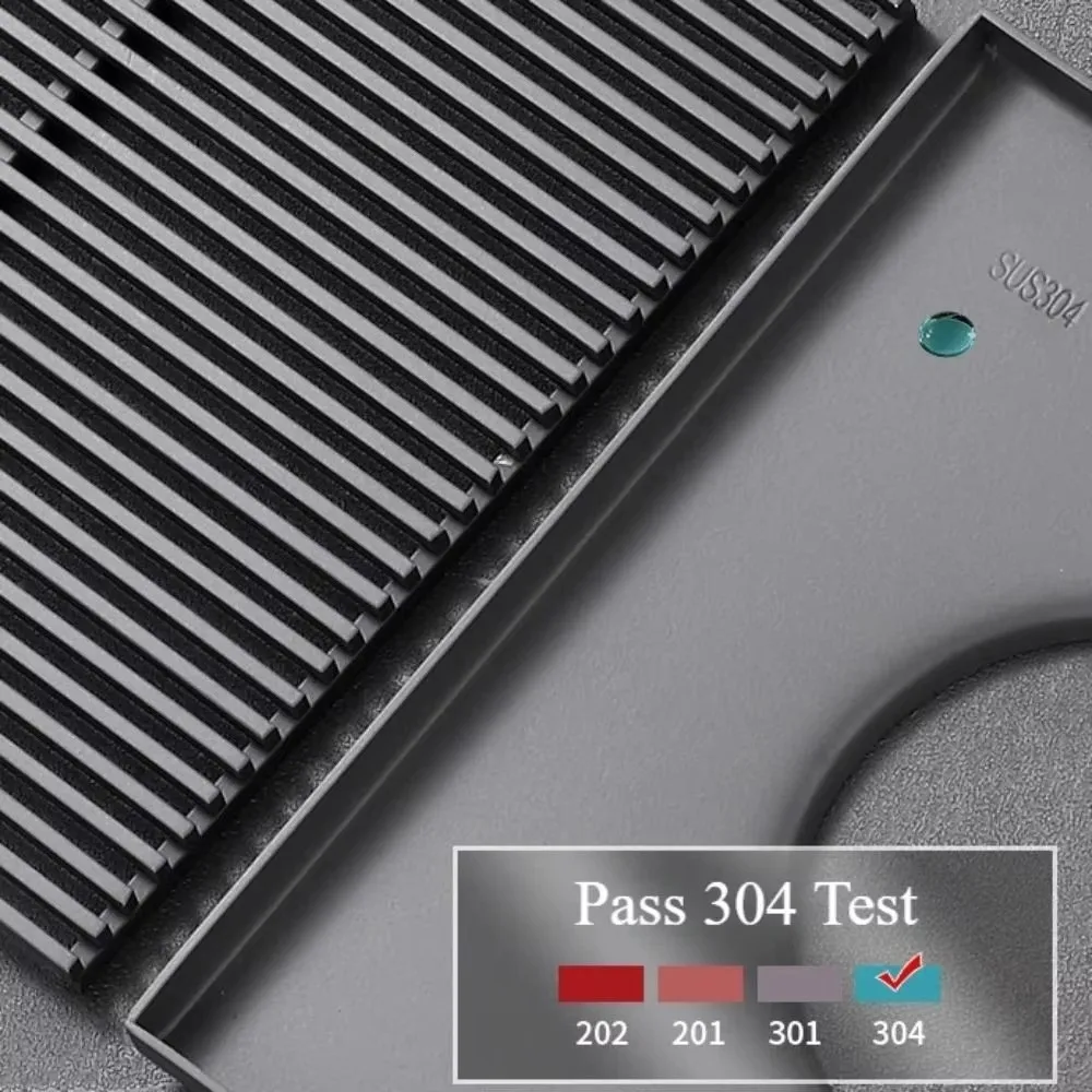 304 Stainless Steel Bathroom Floor Drain Large Drainage Insect-proof Shower Drains Anti-odor Sewer Deodorant Drain Filter