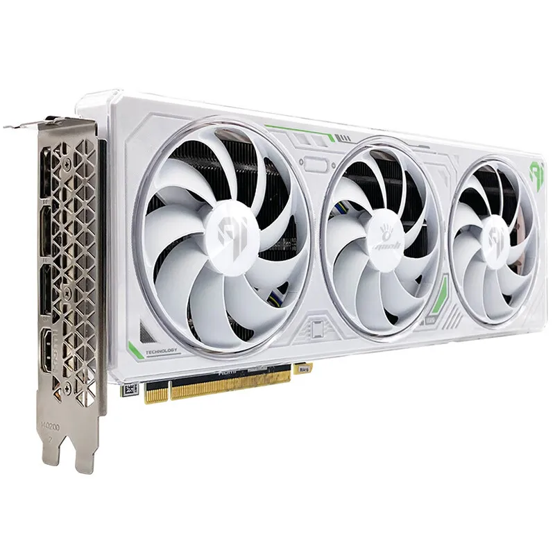 Hei Wukong independent graphics card, desktop computer host game, 4070Ti SUPER Snow Fox + 850W white