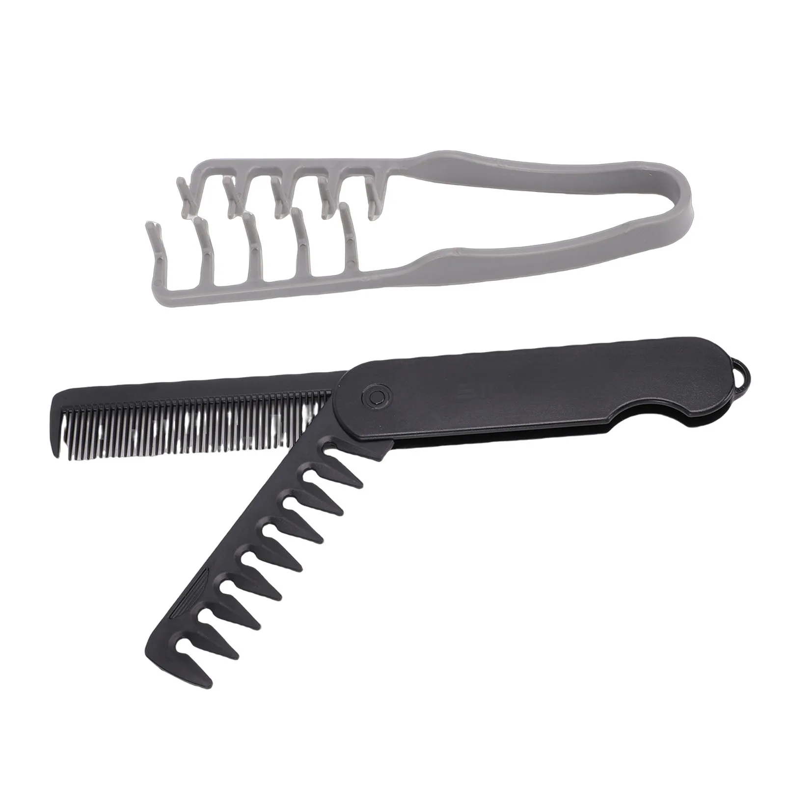 

Складная текстурирующая расческа с широкими зубьями для придания объема, многофункциональный инструмент для укладки волос для мужчин и женщин, 2 шт.