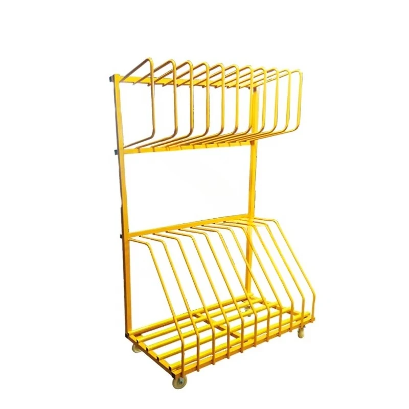 

Double-layer Door And Window Shelf With Heavy Nylon Wheels