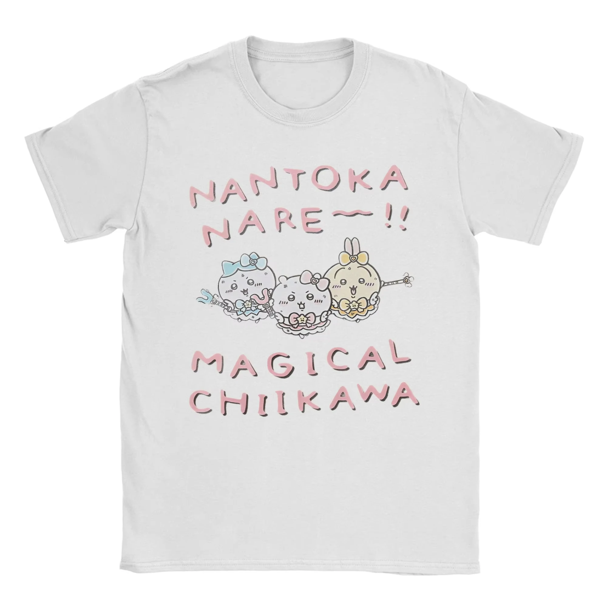 Men Women's Magical Chiikawas T Shirt Cotton Tops Novelty Short Sleeve Crew Neck Tees Summer T-Shirts