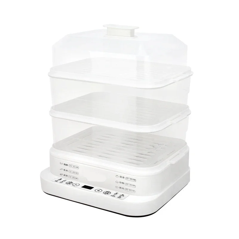 Multi-layer steaming integrated cooking oven with large capacity for baby complementary food steaming pot