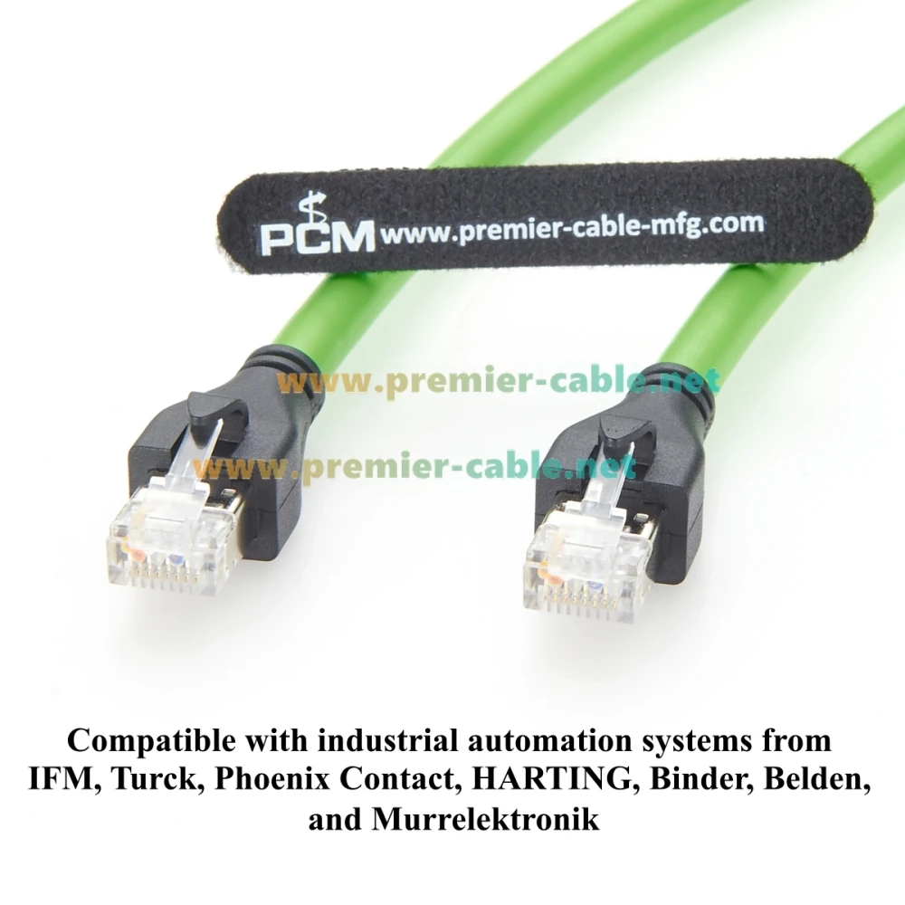 RJ45-Stecker auf Stecker Industrielles Ethernet-Kabel 100 Mbit/s CAT5e Abgeschirmtes Hochflexibles Kabel für Kabeltrassen für PROFINET, EtherCAT, SPS, Roboter – Detail 5