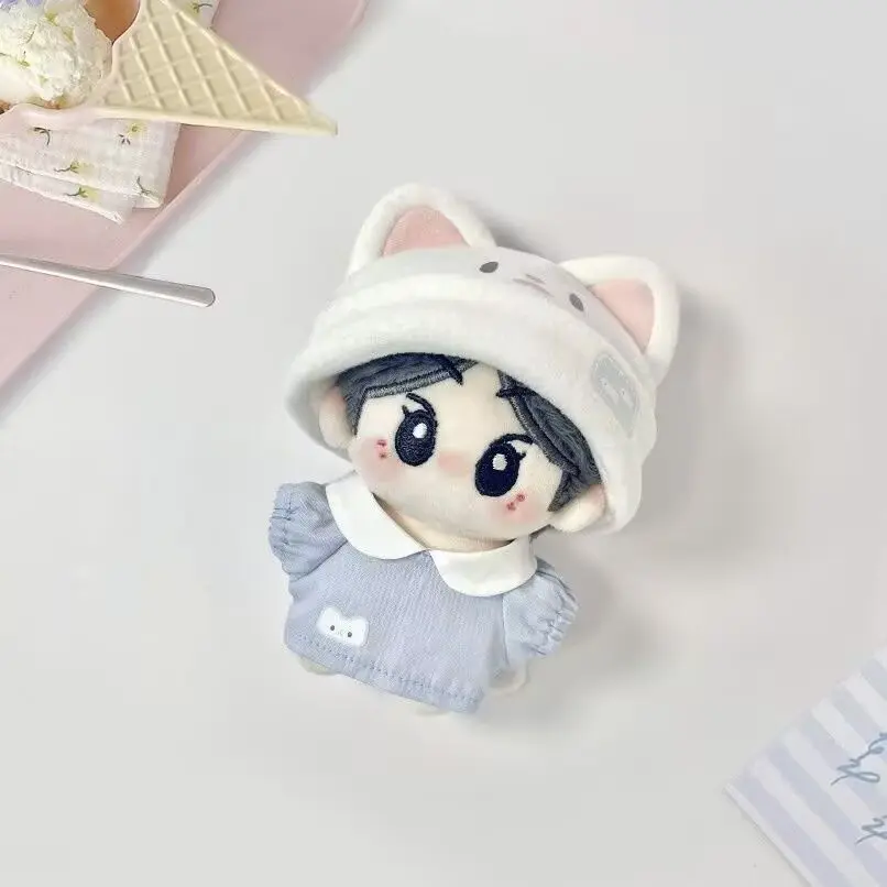 ملابس أطفال 10 سم، قطة لطيفة، ملابس دمى كرتونية، ملابس أطفال من القطن، جسم عادي، ملابس أطفال على شكل نجمة البحر #4