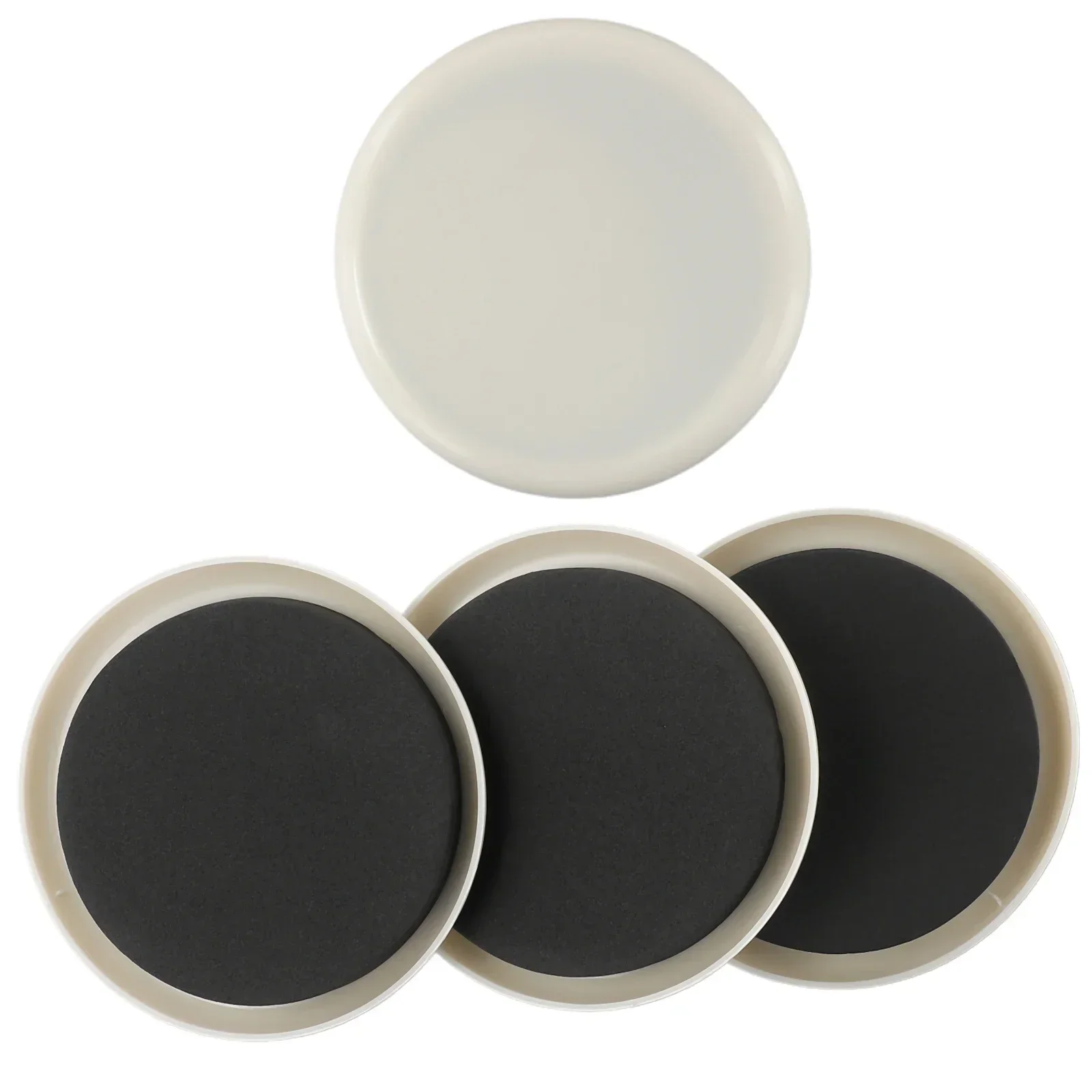 4Pcs Furniture Slider Easy Move Furniture Table Slider Pad Floor Protector Anti-abrasion Floor Mat Furniture Feet Pads Movers