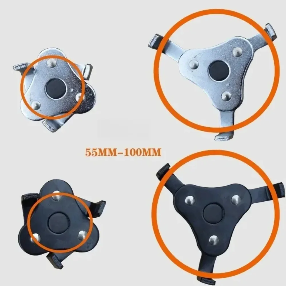 

For Oil Filt 3 Claw Oil Filter Wrench Tool Universal Oil Filter Wrench Adjustable Install Uninstall Removal Key Repairing Tool