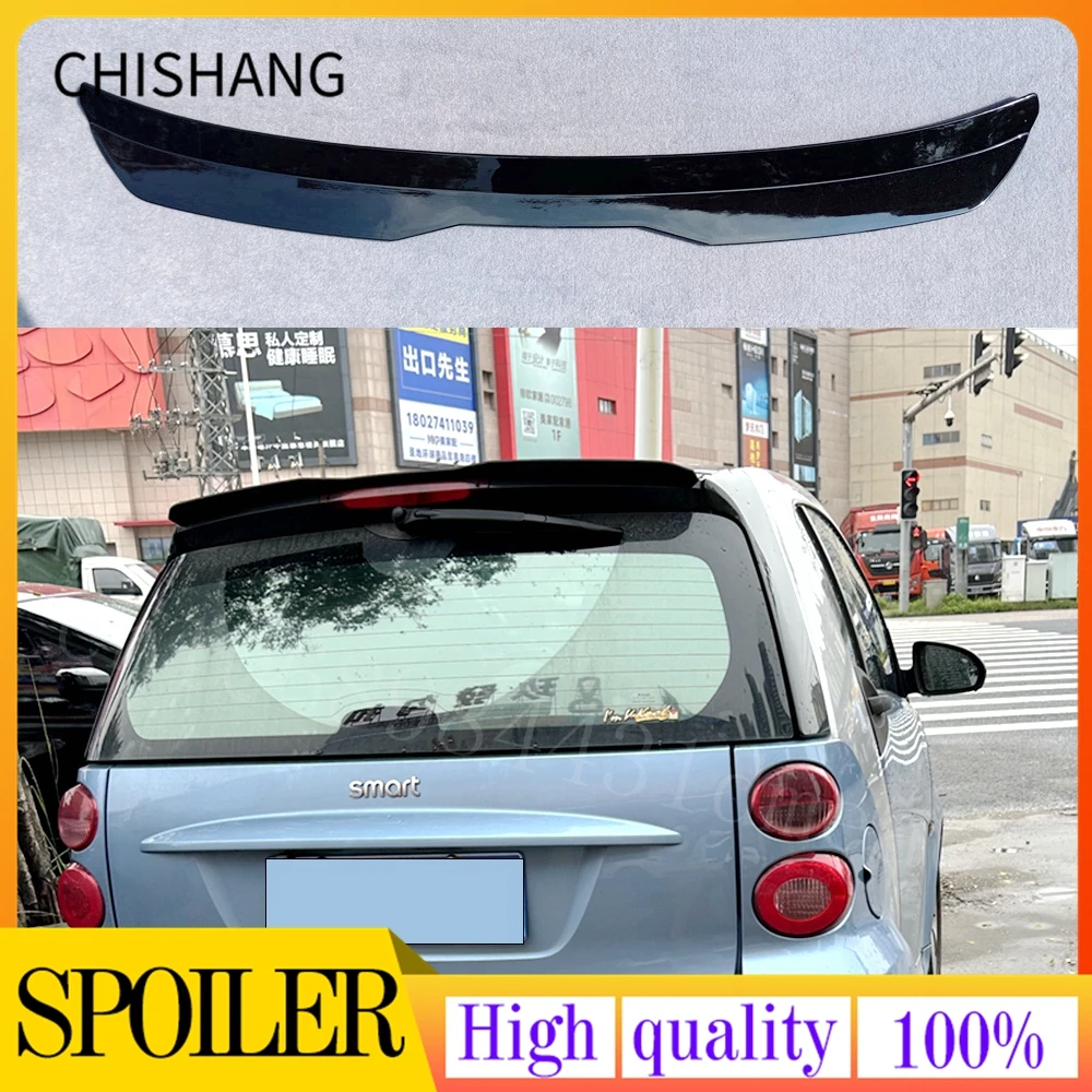 For Mercedes Smart fortwo 453 451 Spoiler ABS Material Car Rear Wing Rear Roof Spoiler For Benz Smart fortwo 453 451Roof Spoiler