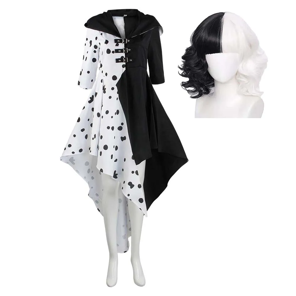 

Хэллоуин вечерние аниме 101, собаки, королева Де Виль, Круэлла, карнавальный костюм