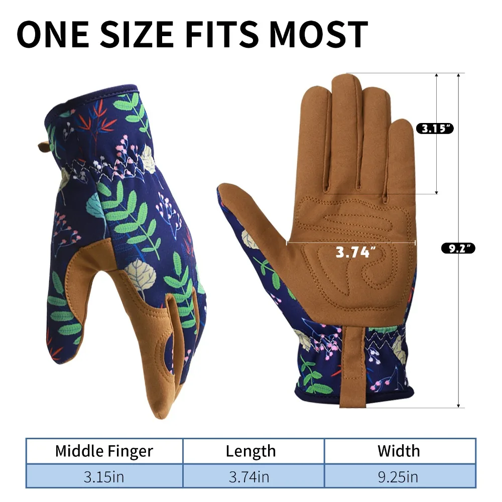 Garden Gloves for Weeding Working Digging Planting Gardening Gloves with Grip Thorn-Proof Puncture-Resistant Work Glove