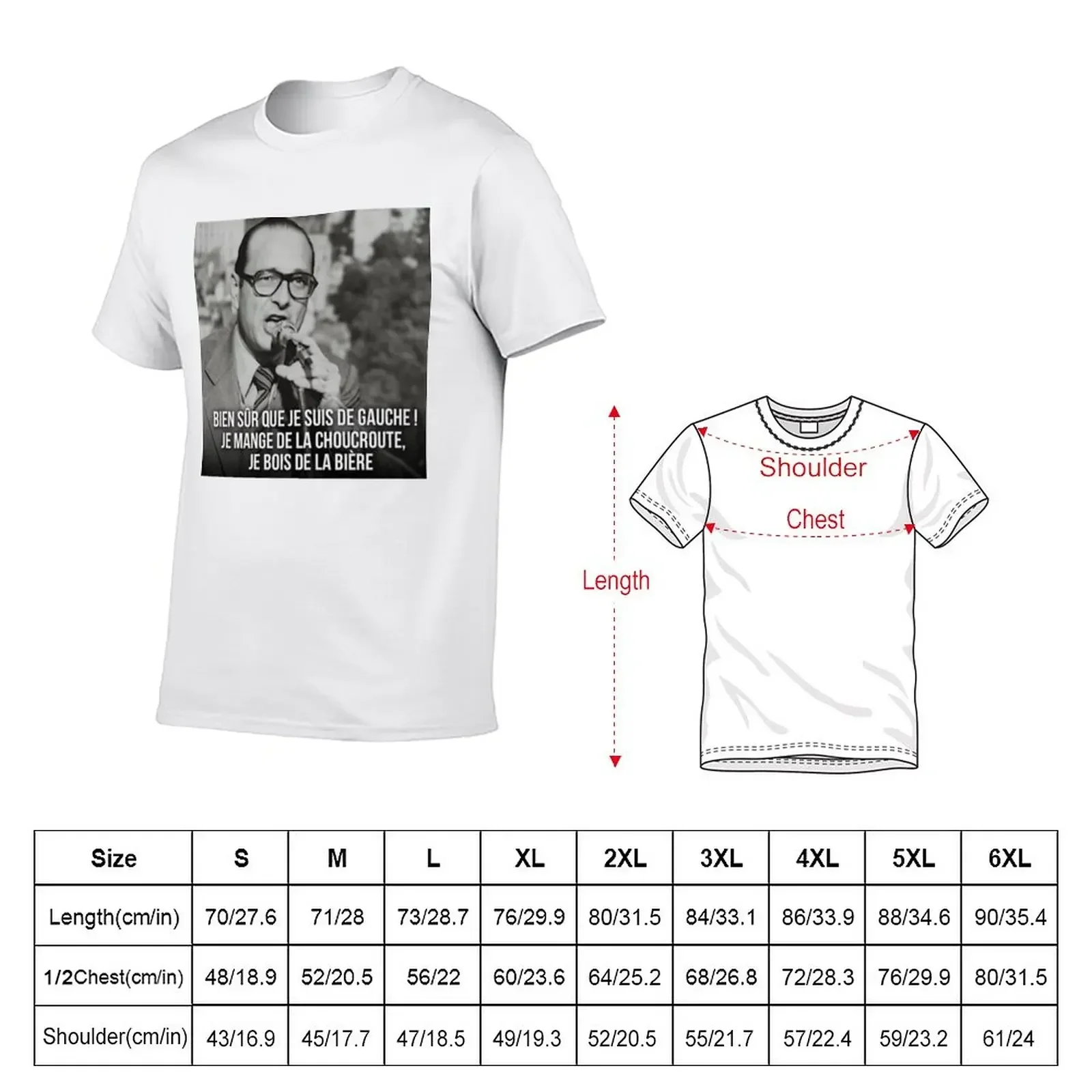 Jacques Chirac french swag T-Shirt boys whites new edition t shirt for men