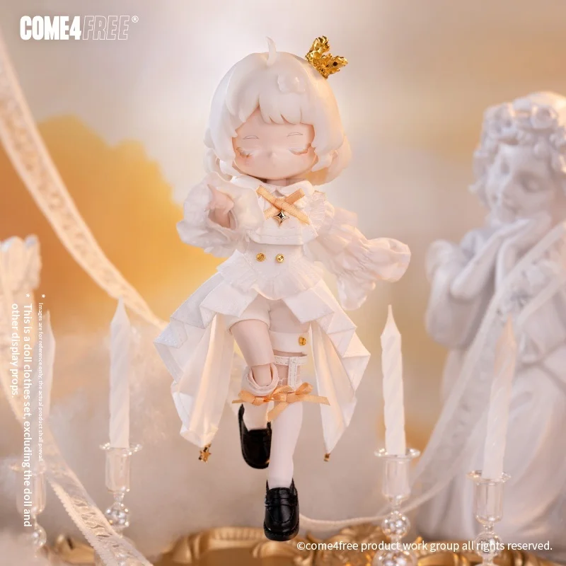 Come4free – vêtements pour bébé, série conte de fées, pour poupée Ob11 de 12 pouces, ensemble de 3 tenues, Collection début de l'aube