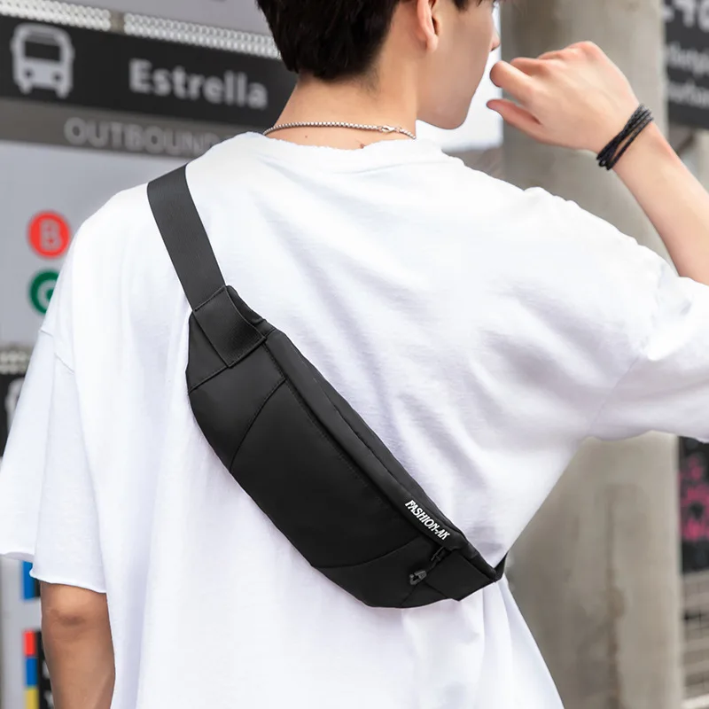 Heroic Knight High Quality Waist Pack Man Casual Outdoor Travel Cross Shoulder Bag Fashion Sport Chest Bag Waterproof Fanny Pack