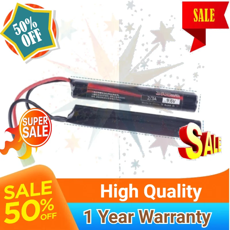 SWZY New 8.4V 9.6V 2/3A 1600mAh High Quality Battery for Water Bullet Gun Toy Tank Model Rechargeable Battery
