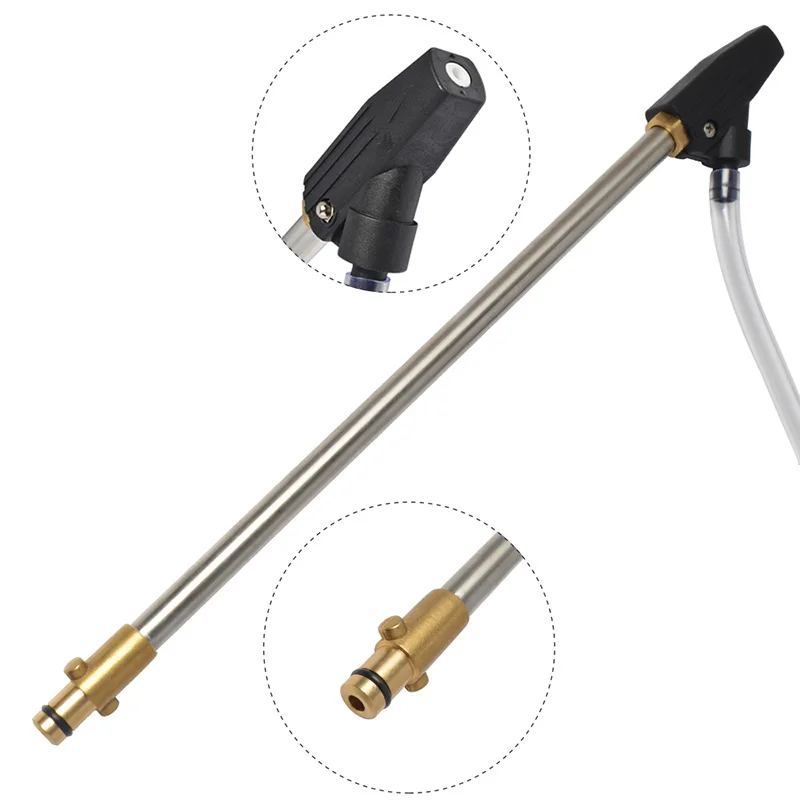 Sand Blaster Attachment for Nilfisk and For Gerni High Performance Cleaning Kit with Brass Adapter and Steel Suction Pipe