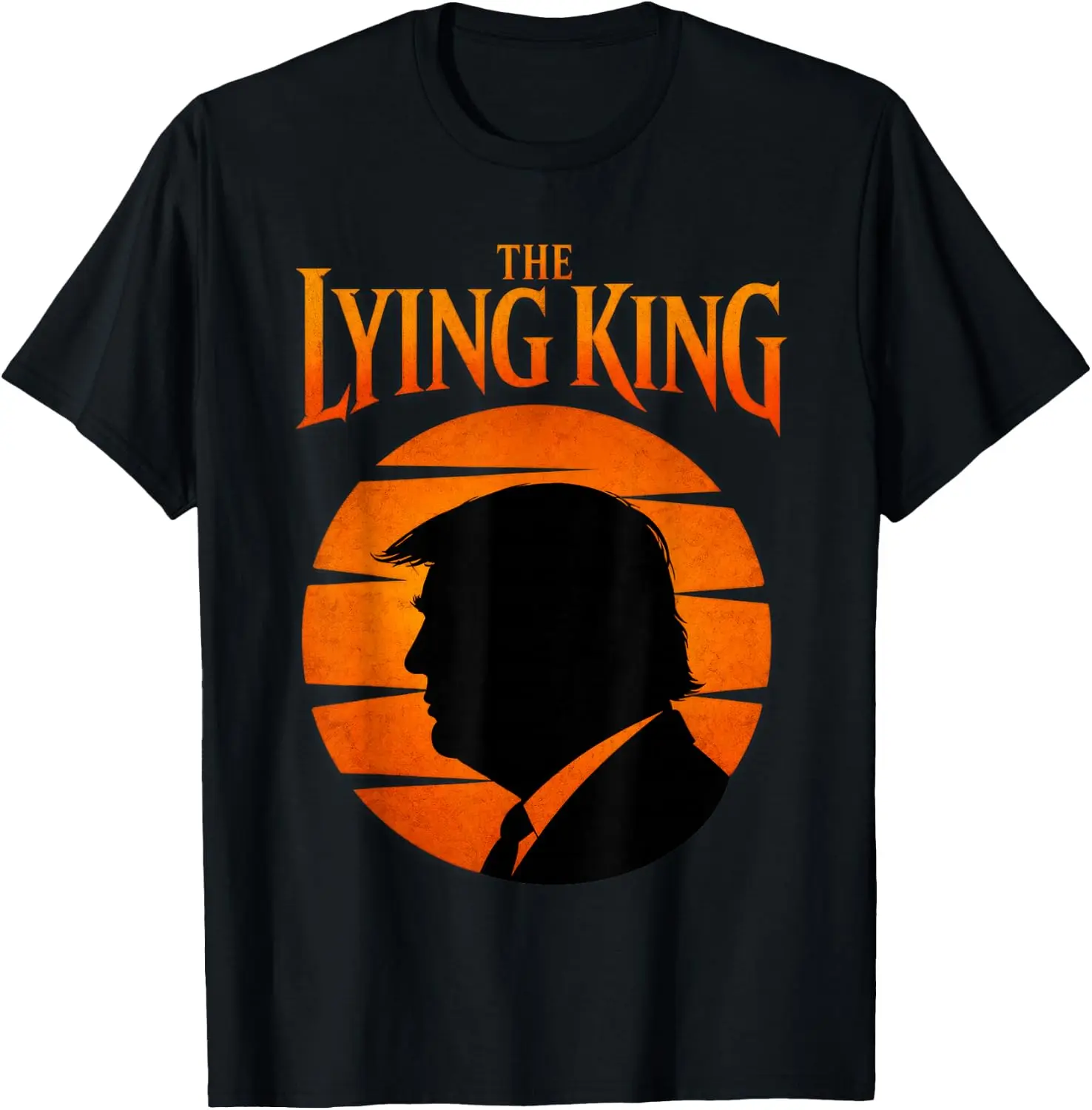 The Lying King T-Shirt Cute Halloween Pumpkin Short-Sleeve Tee: Fun, Breathable, Pure Cotton, Stylish—Perfect for Sports, Lounging, or Casual Wear.