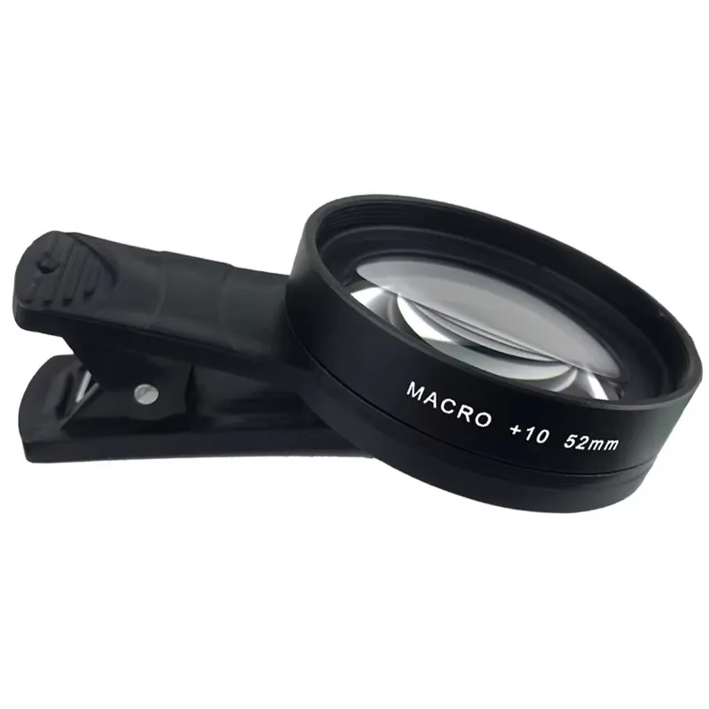 52mm Phone Camera Lens Filter Kit UV Filter CPL Star 4/6/8 Macro +10 Lente with Universal Clip For for iPhone Mobile Photography view 6