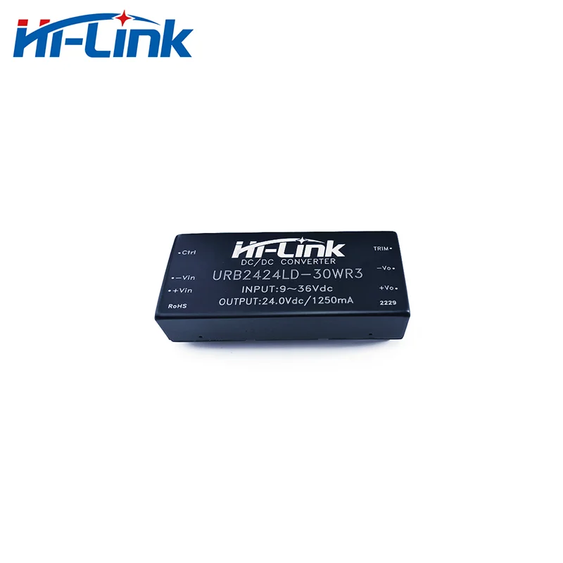 Hi-Link Household Factory 24V 1.25A Output DCDC Step Down Module 9-36V Input URB2424LD-30WR3 91% Efficiency Isolated Converter