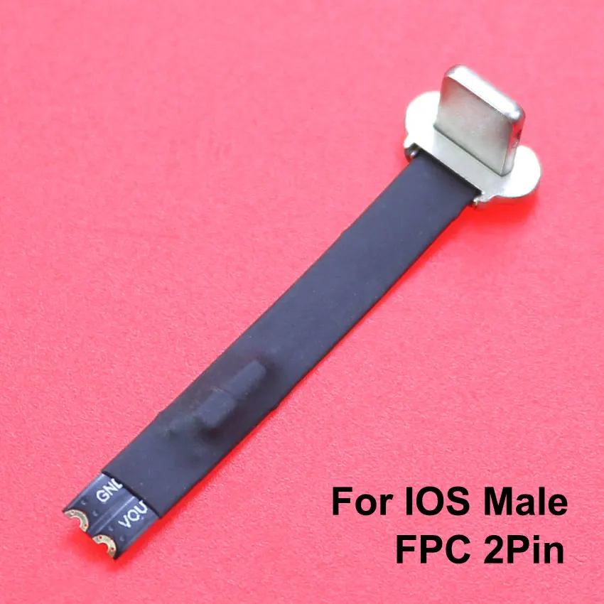 Type-C Micro USB Connector FPC 2Pin 3Pin W/ Resistor R1 Soft Flat Cable Male Charging Cable Fast Charge Wire Extention For Phone