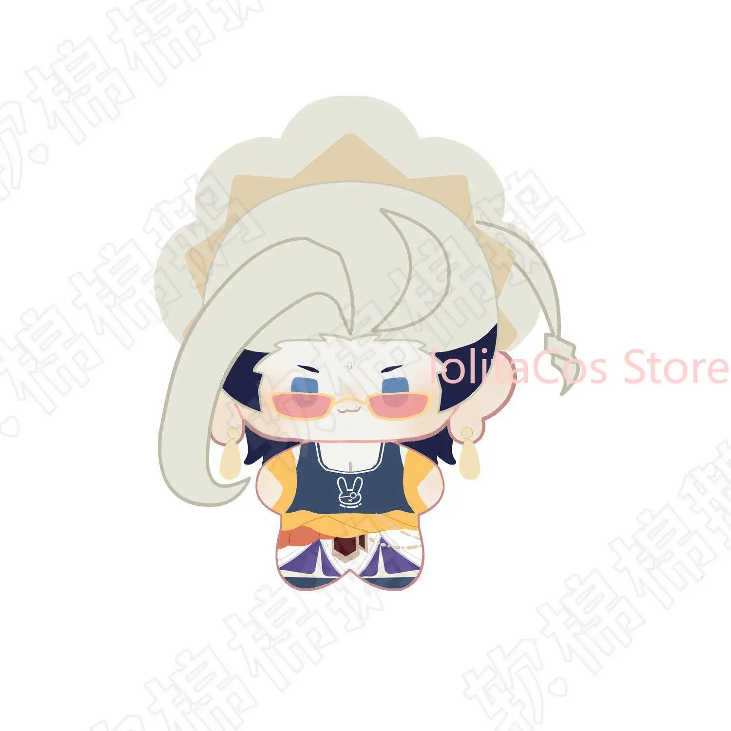 10cm Record of Ragnarok Buddha Adam Poseidon Qin Shi Huang Q-version Plush Doll Anime Stuffed Toys Keychain Pendant Gift Xmas